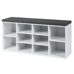 Costway Entryway Padded Shoe Storage Bench 10-Cube Organizer Bench Adjustable -Costway Sales Store GUEST 02579969 39ab 4fbc a764 3ea05b72a396