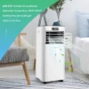Costway 5300 BTU (8000BTU ASHRAE) Portable Air Conditioner With Remote Control 3-in-1 Air Cooler W/ Drying