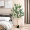 Costway 5.5FT Artificial Tree Fake Eucalyptus Tree For Living Room Office Home Decor