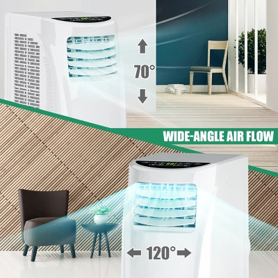 Costway 8000BTU Air Conditioner & Dehumidifier Portable Air Conditioner 5500 BTU (8000BTU ASHRAE) 4 Costway 8000BTU Air Conditioner & Dehumidifier Portable Air Conditioner 5500 BTU (8000BTU ASHRAE) - Image 4