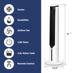 Costway 3-In-1 Evaporative Air Cooler 41'' Portable Tower Fan Humidifier 14 Costway 3-In-1 Evaporative Air Cooler 41'' Portable Tower Fan Humidifier -Costway Sales Store GUEST 10486307 cd46 4e30 b542 1dd9e99d2f19