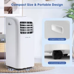 Costway 5000 BTU (8000 BTU ASHRAE) Portable Air Conditioner With Remote Control Cooling Fan Dehumidifier -Costway Sales Store GUEST 134c9536 f5cd 4bf1 a0a1 4373b01756b3