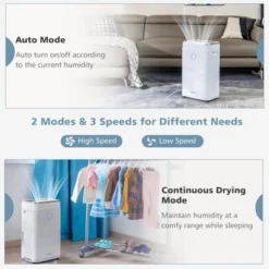 Costway 60-Pint Dehumidifier For Home & Basements 4000 Sq. Ft W/ 3-Color Digital Display -Costway Sales Store GUEST 138c9bf0 aec5 44fe 8955 ce96341e25ed