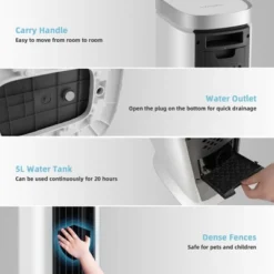 Costway 3-In-1 Portable Evaporative Air Cooler 40'' Bladeless Cooling Tower Fan W/Timer 17 Costway 3-In-1 Portable Evaporative Air Cooler 40'' Bladeless Cooling Tower Fan W/Timer -Costway Sales Store GUEST 190aa775 61b8 4cc2 a7ce e9ad02690cf8