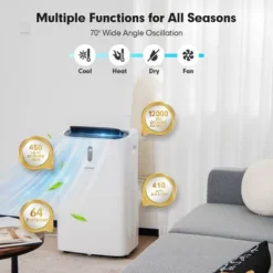 Costway 8800 BTU (12000 BTU ASHRAE) Portable Air Conditioner 4-in-1 Air Cooler W/ APP & WiFi Smart Control 11 Costway 8800 BTU (12000 BTU ASHRAE) Portable Air Conditioner 4-in-1 Air Cooler W/ APP & WiFi Smart Control -Costway Sales Store GUEST 1ce699ed 2529 4132 90ee 2a4b0087ba2c