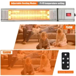 Costway 1500W Infrared Patio Heater W/ Remote Control & 24H Timer For Indoor Outdoor -Costway Sales Store GUEST 1fe290d9 87c3 4a9f a529 afb8450b6e88