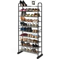 Costway 10-Tier Shoe Rack Space-saving Shoe Organizer W/Metal Frame Shoe Tower 16 Costway 10-Tier Shoe Rack Space-saving Shoe Organizer W/Metal Frame Shoe Tower -Costway Sales Store GUEST 214ba80e 13ac 429c 9b9a 49acf9d014ec