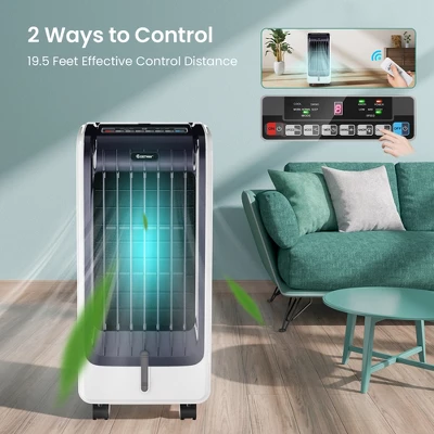 Costway Evaporative Air Cooler Portable Fan Conditioner Cooling 3 Costway Evaporative Air Cooler Portable Fan Conditioner Cooling - Image 3
