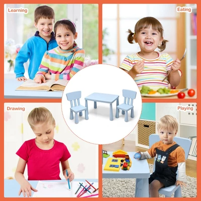Costway Kids Table & 2 Chairs Set Toddler Activity Play Dining Study Desk Baby Gift 7 Costway Kids Table & 2 Chairs Set Toddler Activity Play Dining Study Desk Baby Gift - Image 7