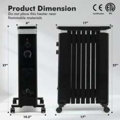 Costway 1500W Oil Filled Radiator Heater Electric Space Heater W/ Humidifier WhiteBlack -Costway Sales Store GUEST 2aaa8370 72dd 469c 89e3 805bf32cf65f