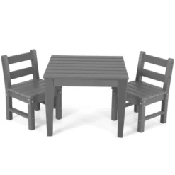 Costway 3PCS Kids Table & 2 Chairs Set Outdoor Heavy-Duty All-Weather Activity Table Set -Costway Sales Store GUEST 2f0b60a1 1a6b 4cf8 821f 6f61a2f8c7aa