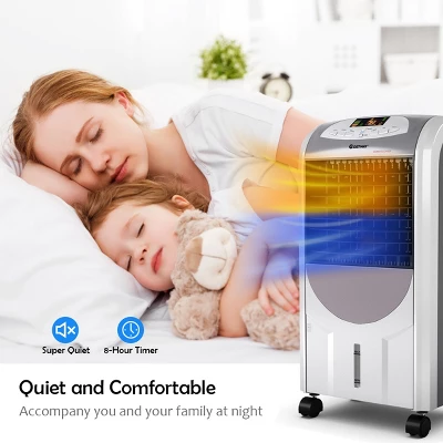Costway Portable Air Cooler Fan & Heater Humidifier With Washable Filter Remote Control 5 Costway Portable Air Cooler Fan & Heater Humidifier With Washable Filter Remote Control - Image 5