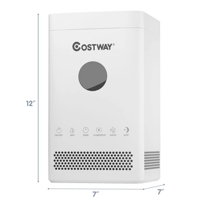 Costway 3.5L Quiet Top Fill Air Humidifier W/ 3-Level Mist Timer Sleep Mode For Bedroom 8 Costway 3.5L Quiet Top Fill Air Humidifier W/ 3-Level Mist Timer Sleep Mode For Bedroom - Image 8