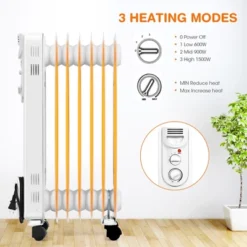 Costway 1500W Electric Indoor Oil Heater W/3 Heat Settings & Safe Protection For Home 16 Costway 1500W Electric Indoor Oil Heater W/3 Heat Settings & Safe Protection For Home -Costway Sales Store GUEST 3e4b385a c20d 41a4 b5fc 15b6c26036f6
