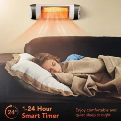 Costway Patio Electric Heater Wall-Mounted Infrared Heater W/ Remote Control -Costway Sales Store GUEST 3ed3f0cd 923b 4a8f 84d2 f1202b4fa638