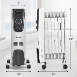Costway 1500W Electric Oil Filled Radiator Space Heater 5.7 Fin Thermostat Room Radiant 15 Costway 1500W Electric Oil Filled Radiator Space Heater 5.7 Fin Thermostat Room Radiant -Costway Sales Store GUEST 4432abda a21c 402e a6eb fc169bd45ce2