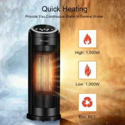 Costway Portable Oscillating PTC Ceramic Space Heater 1500W LED 12H Timer Remote Control 13 Costway Portable Oscillating PTC Ceramic Space Heater 1500W LED 12H Timer Remote Control -Costway Sales Store GUEST 4ec4827c 8f72 40f1 b2ae 86e5604f4b0d