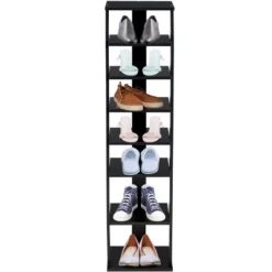 Costway Wooden Shoes Storage Stand 7 Tiers Shoe Rack Organizer Multi-shoe Rack Shoebox Black -Costway Sales Store GUEST 539e5d30 56a7 4345 8b04 a64863d5efaf