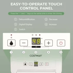 Costway 32 Pint Dehumidifier 2000 Sq. Ft Portable With 3 Modes & 24H Timer Home Basement 13 Costway 32 Pint Dehumidifier 2000 Sq. Ft Portable With 3 Modes & 24H Timer Home Basement -Costway Sales Store GUEST 55422132 2cdd 44a2 83b8 9a220f7a93c3