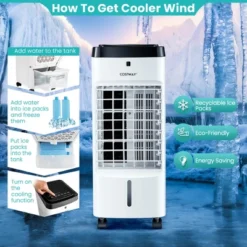 Costway 4-in-1 Evaporative Air Cooler W/ Fan & Humidifier Remote Control Ice Packs -Costway Sales Store GUEST 5b06b972 d8b5 4682 889e 600b373abcb6