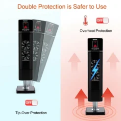 Costway 1500W Portable Scillating Ceramic Tower Heater W/ Timer Remote Control Room Use -Costway Sales Store GUEST 5ce89543 6a1c 4a18 9c80 e73ebaae9c2f