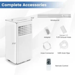Costway 6000 BTU (8000 BTU ASHRAE) Portable Air Conditioner 3-in-1 AC Unit With Cool Dehum Fan Sleep Mode -Costway Sales Store GUEST 5d907c4b 2a29 4b98 9e6b 0f2b7eb0c522