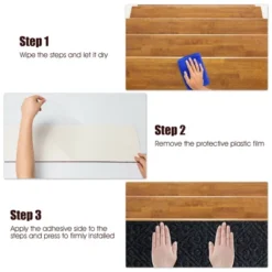 Costway 15 PCS Slip-resistant Stair Mats 30'' X 8'' Non-Slip Stair Treads Carpet -Costway Sales Store GUEST 5d9224ca b610 440a 9d61 3416a1e1e857