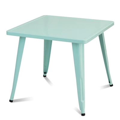 Costway Kids Steel 27'' Square Table Children Play Learn Activity Table Indoor Outdoor 10 Costway Kids Steel 27'' Square Table Children Play Learn Activity Table Indoor Outdoor - Image 10
