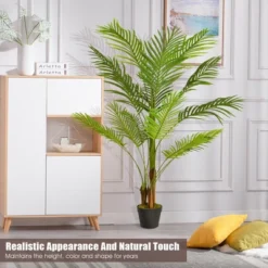 Costway 4.3Ft Artificial Phoenix Palm Tree Plant For Indoor Home Office Store -Costway Sales Store GUEST 671f6605 1f1f 4c51 b812 4895d9ce02ff