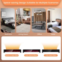 Costway 1400W Electric Baseboard Heater Convection Space Heater With Realistic 3D Flame -Costway Sales Store GUEST 696cc425 8342 44fc a815 3298b1a1a3cf