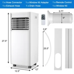 Costway 8000 BTU ASHRAE Portable Air Conditioner 3-in-1 Air Cooler W/Dehumidifier & Fan Mode -Costway Sales Store GUEST 6ceb46c4 68df 446e 8183 f91ad568c92b