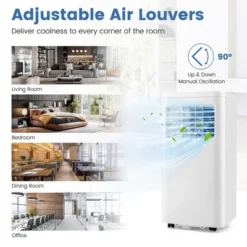 Costway 6000 BTU (8000 BTU ASHRAE) Portable Air Conditioner 3-in-1 AC Unit With Cool Dehum Fan Sleep Mode -Costway Sales Store GUEST 7da6d913 7178 444d 8487 9dd26a725521