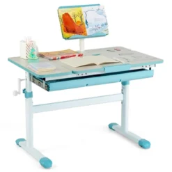 Costway Height-Adjustable Kids Desk Children Study Table With Tilt Desktop & Book Stand Blue/Pink 18 Costway Height-Adjustable Kids Desk Children Study Table With Tilt Desktop & Book Stand Blue/Pink -Costway Sales Store GUEST 8022d48a c1d1 4b5a 9344 14eb8fdbf84e