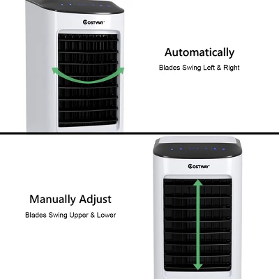 Costway Evaporative Portable Air Cooler Fan & Humidifier With Filter Remote Control 8 Costway Evaporative Portable Air Cooler Fan & Humidifier With Filter Remote Control - Image 8