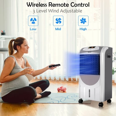 Costway Portable Air Cooler Fan & Heater Humidifier With Washable Filter Remote Control 3 Costway Portable Air Cooler Fan & Heater Humidifier With Washable Filter Remote Control - Image 3