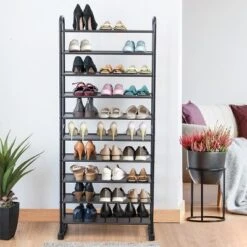Costway 10-Tier Shoe Rack Space-saving Shoe Organizer W/Metal Frame Shoe Tower 11 Costway 10-Tier Shoe Rack Space-saving Shoe Organizer W/Metal Frame Shoe Tower -Costway Sales Store GUEST 85a9a9a8 e766 4aa2 9275 32594526c2fd