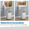 Costway 8000 BTU ASHRAE Portable Air Conditioner 3-in-1 Air Cooler W/Dehumidifier & Fan Mode