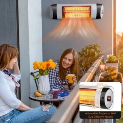 Costway Patio Electric Heater Wall-Mounted Infrared Heater W/ Remote Control -Costway Sales Store GUEST 89bb7261 c66b 4c02 9fe2 7b47d84d02d4