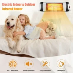 Costway Wall-Mounted Electric Heater Patio Infrared Heater W/ Remote Control -Costway Sales Store GUEST 8a041168 a9d0 4d9f ac14 e550654c5685