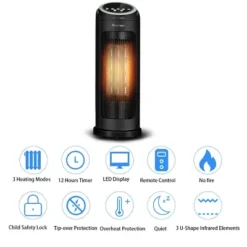 Costway Portable Oscillating PTC Ceramic Space Heater 1500W LED 12H Timer Remote Control 12 Costway Portable Oscillating PTC Ceramic Space Heater 1500W LED 12H Timer Remote Control -Costway Sales Store GUEST 8b20f41c f7e8 4a6e bb1c 63e1617b6f1e