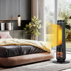 Costway 1500W Electric Space Heater PTC Fast Heating Ceramic Heater 3D Realistic Flame Black -Costway Sales Store GUEST 8cc3fe98 fd96 4bab b226 4806e2e2746f 1