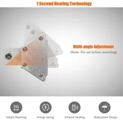 Costway 1500W Infrared Patio Heater W/ Remote Control & 24H Timer For Indoor Outdoor -Costway Sales Store GUEST 8fb5f0db 3137 41d9 9304 76695a9ffeb4