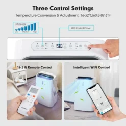 Costway 8800 BTU (12000 BTU ASHRAE) Portable Air Conditioner 4-in-1 Air Cooler W/ APP & WiFi Smart Control 12 Costway 8800 BTU (12000 BTU ASHRAE) Portable Air Conditioner 4-in-1 Air Cooler W/ APP & WiFi Smart Control -Costway Sales Store GUEST 90d876b6 77c7 42a0 ba19 1319a4b6beaa