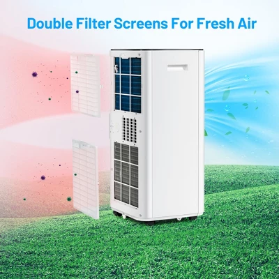 Costway Portable Air Conditioner 7000 BTU (10000 BTU ASHRAE) Evaporative Air Cooler Dehumidifier 7 Costway Portable Air Conditioner 7000 BTU (10000 BTU ASHRAE) Evaporative Air Cooler Dehumidifier - Image 7