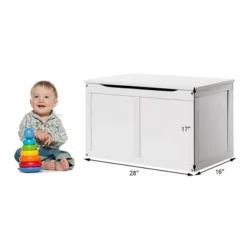 Costway Wooden Kids Toy Storage Box Sitting Top Chest Organizer Large Bin Boys & Girls -Costway Sales Store GUEST 92296758 eb92 4607 b1f5 13b7d173c241