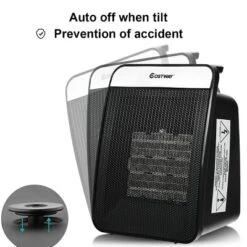 Costway 1500W Portable Electric PTC Space Heater Safety Shut-Off Tilt Protection Office -Costway Sales Store GUEST 9341ac02 a501 42c9 876a 8d854f20e433