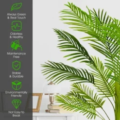 Costway 4.3Ft Artificial Phoenix Palm Tree Plant For Indoor Home Office Store -Costway Sales Store GUEST 93fb10bb 7acf 42b5 a31b 455f5a96b8dd