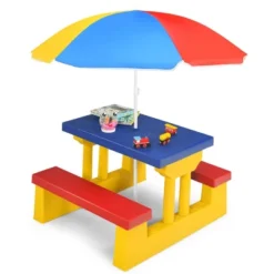Costway Kids Picnic Table Set W/Removable Umbrella Indoor Outdoor Garden Patio 16 Costway Kids Picnic Table Set W/Removable Umbrella Indoor Outdoor Garden Patio -Costway Sales Store GUEST 998d5a34 f5fe 4f82 a64b 433e2f2978ec
