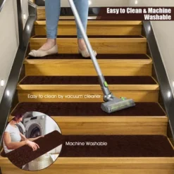 Costway 15PCS Non-Slip Carpet Stair Treads 30'' X 8'' Mats Indoor For Wooden Steps -Costway Sales Store GUEST 9b6fb570 40a9 4986 af18 2b4e70668f37