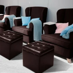 Costway 16''Cube Ottoman Pouffe Storage Box Lounge Seat Footstools With Hinge Top Red Brown 13 Costway 16''Cube Ottoman Pouffe Storage Box Lounge Seat Footstools With Hinge Top Red Brown -Costway Sales Store GUEST a07c08ee 565e 4823 9893 038b7253b87a